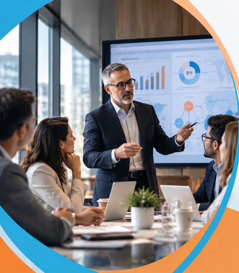 Sesión de trabajo y comunicación estratégica en un entorno corporativo